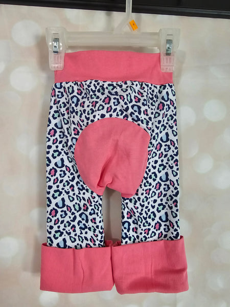 Grow with Me Pants - Pink Cheetah