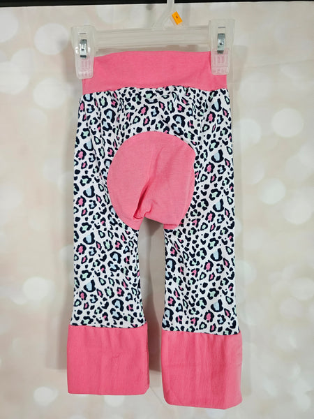 Grow with Me Pants - Pink Cheetah