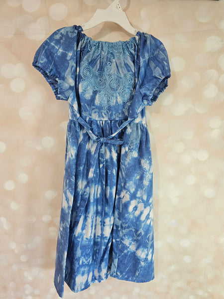 Blue TieDye Dress