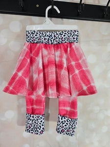 Grow with Me Skirt and Pants - Pink Cheetah