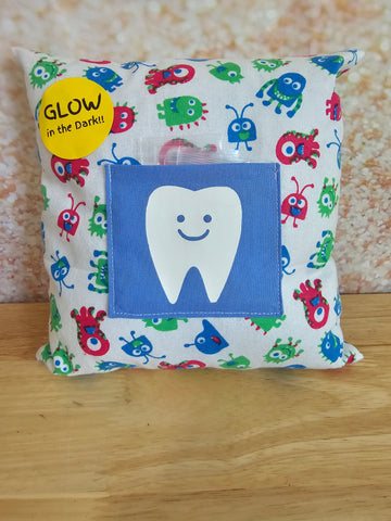 Monster Tooth Fairy Pillow - GLOW in the Dark