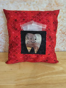 Red Tooth Fairy Pillow