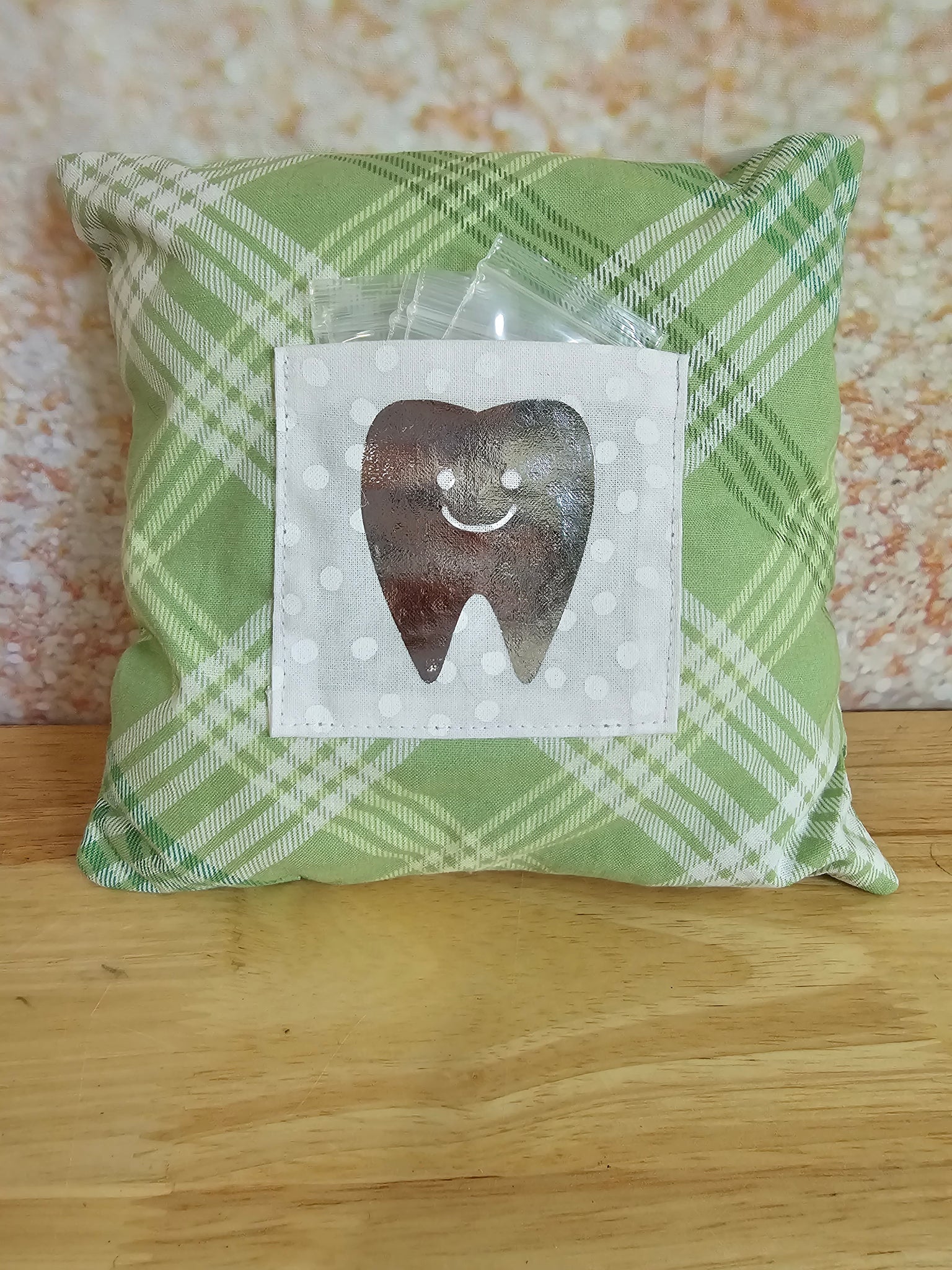 Sage Green Tooth Fairy Pillow