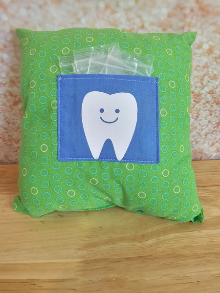 Green Dot Tooth Fairy Pillow