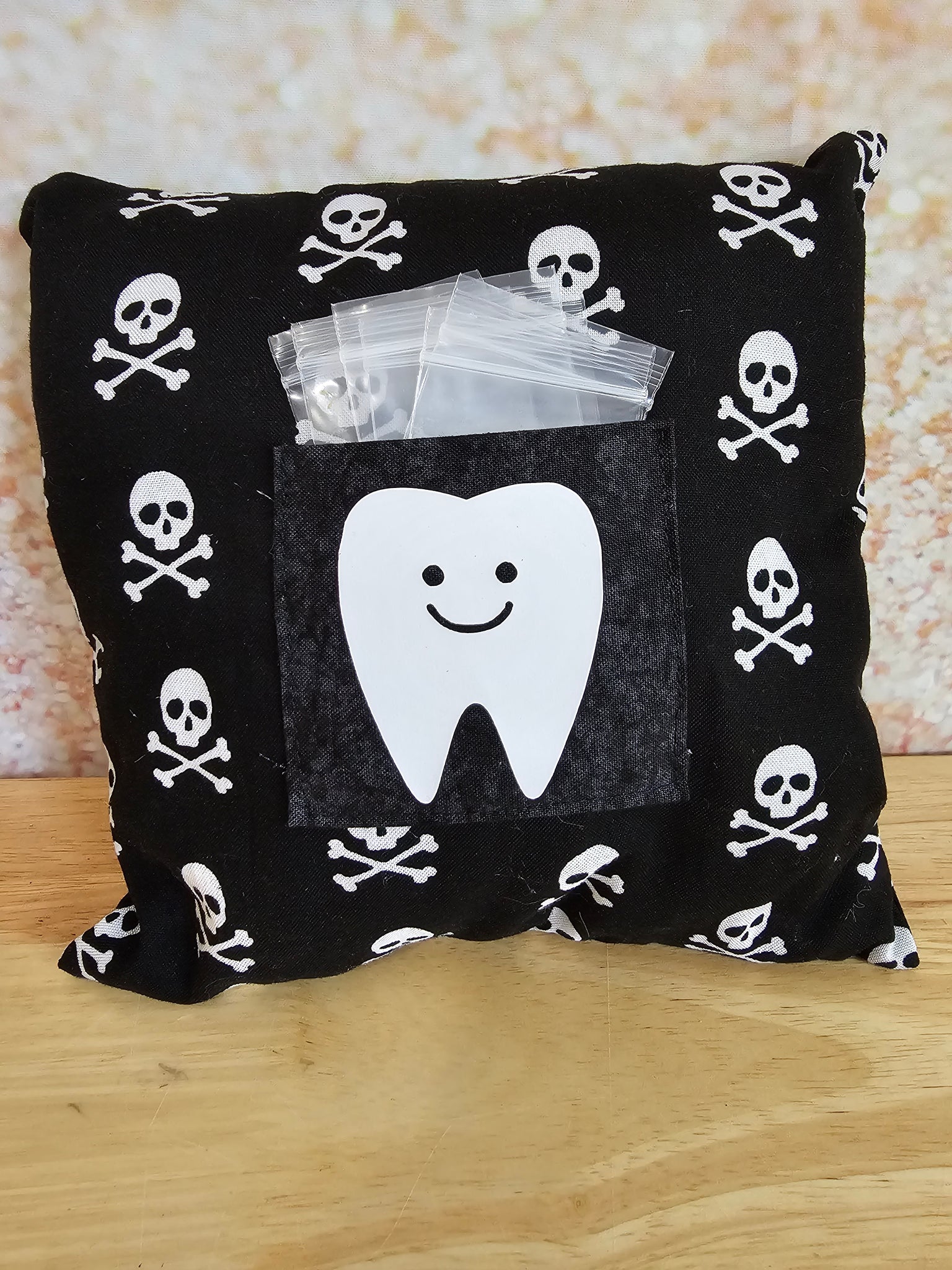 Skulls Tooth Fairy Pillow