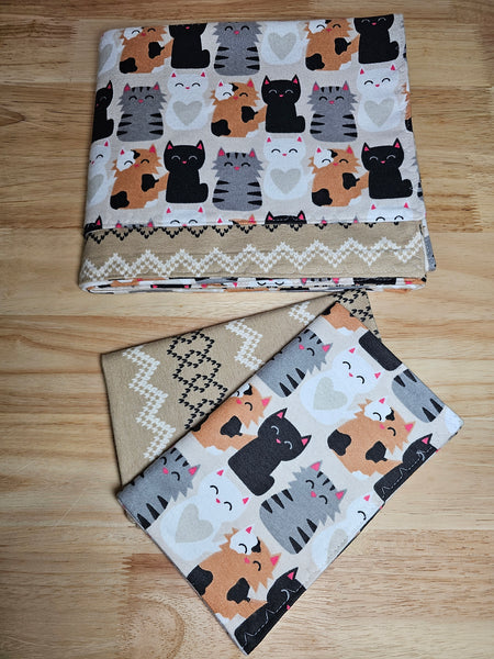 Cats Receiving Blanket Set