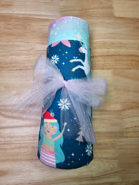 Winter Mermaids Receiving Blanket