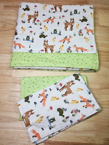 Wildlife Receiving Blanket Set