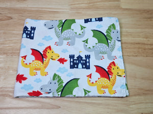 Burp Cloth-  Dragons