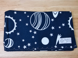 Burp Cloth-  Space *GLOW*