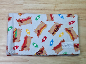 Burp Cloth-  Hot Dogs