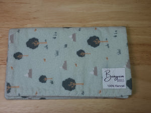 Burp Cloth-  Mountain Trees