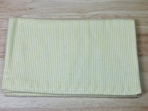 Burp Cloth-  Yellow Stripe