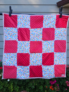 Paws and Dots Snuggle Quilt