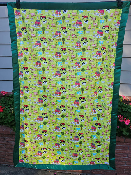 Farm Life Toddler Blanket