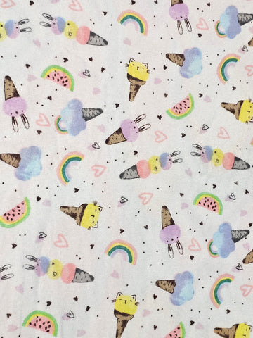 Ice Cream Bunnies Blanket