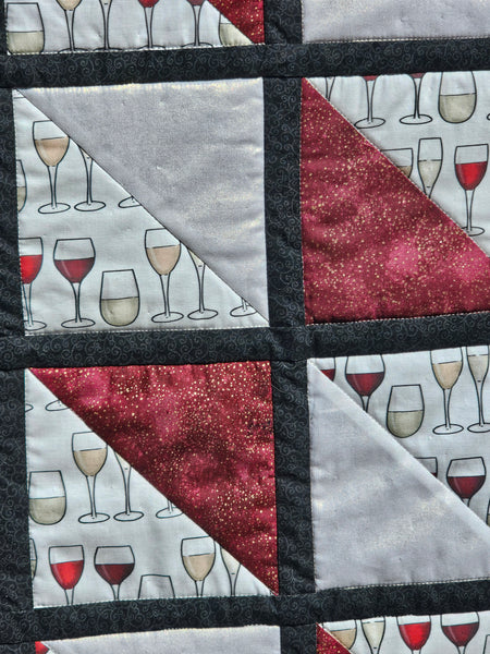 Wine Throw Quilt