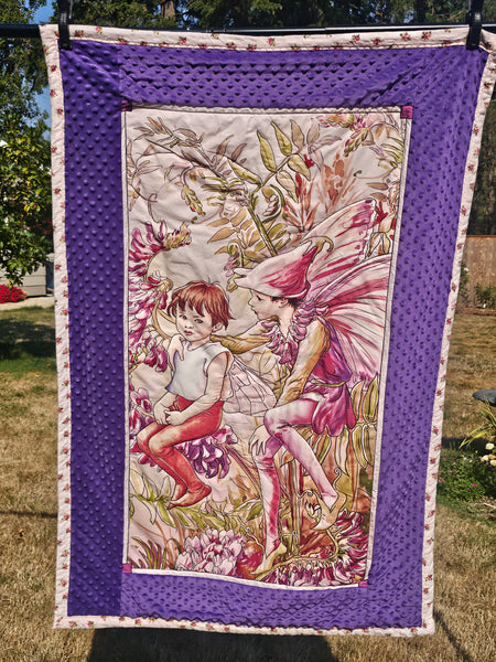 Garden Fairy Vintage Quilt