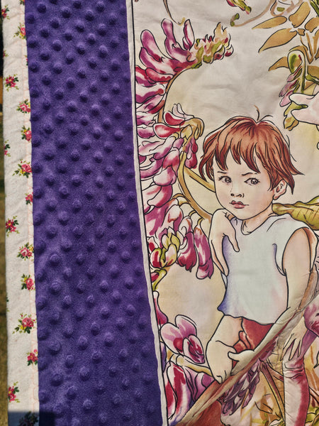 Garden Fairy Vintage Quilt