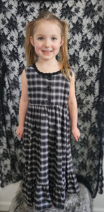 Plaid Flannel Maxi Dress