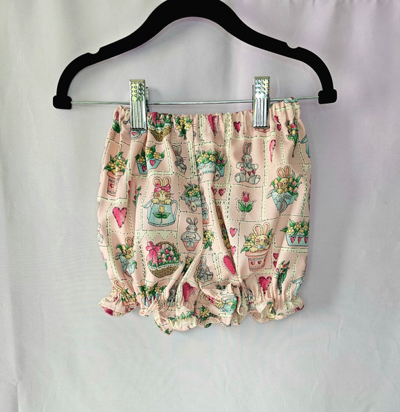 Storybook Bunny Dress Set | Dress + Bloomers + Sun Hat | 3 Piece | 12 Months