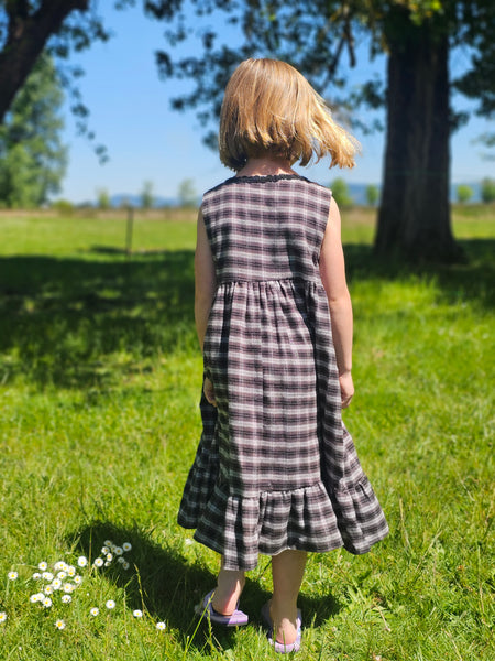 Plaid Flannel Maxi Dress