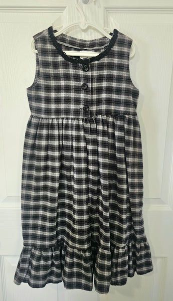 Plaid Flannel Maxi Dress