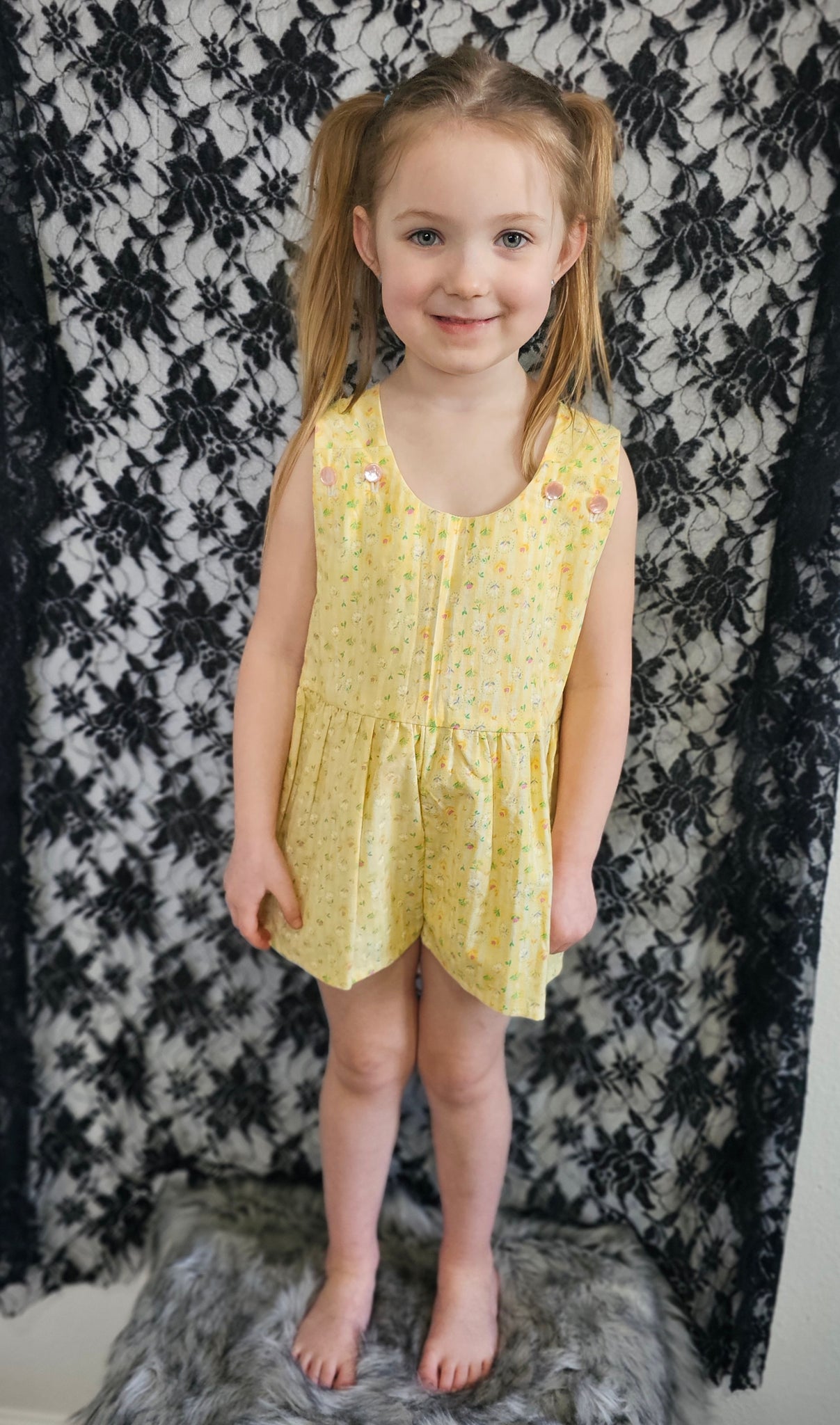 Yellow Summer Romper