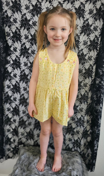 Yellow Summer Romper