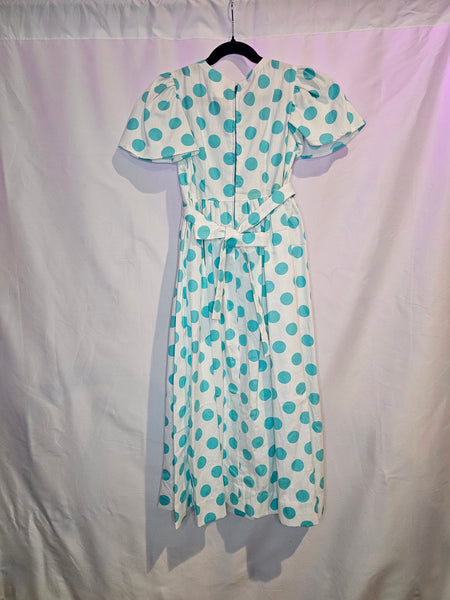 Seaside Polka Dress (size 8)