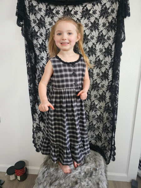 Plaid Flannel Maxi Dress