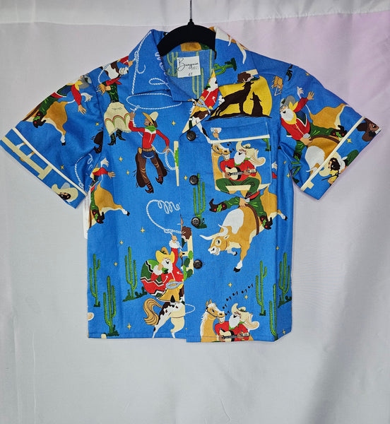 Desert Rodeo Shirt – Vintage Western Button-Up (4T)
