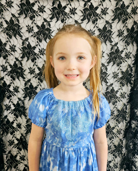 Blue TieDye Dress