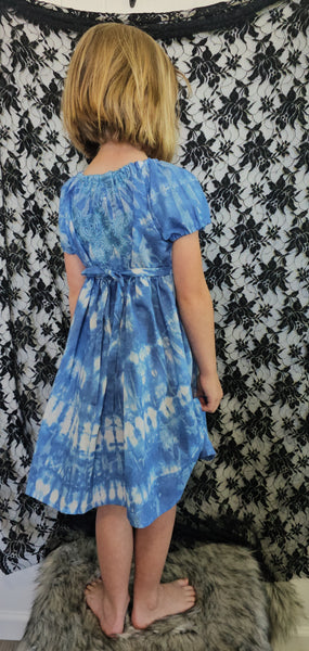 Blue TieDye Dress