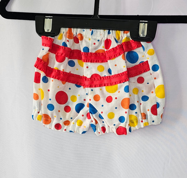 Confetti Carnival Flyaway Dress Set | Vintage Cotton | 12M