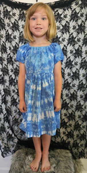 Blue TieDye Dress