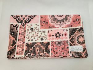 Burp Cloth- Coral Toile