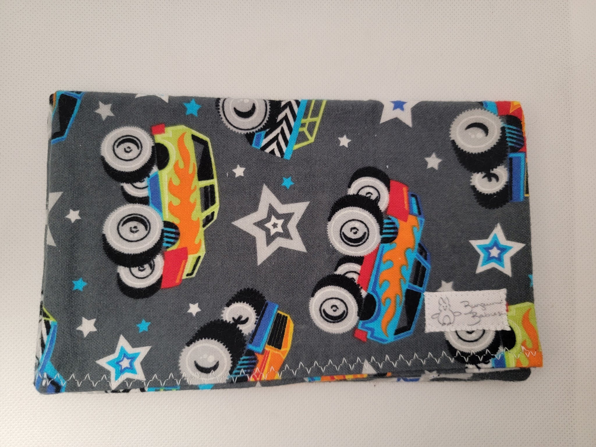 Burp Cloth- Monster Trucks