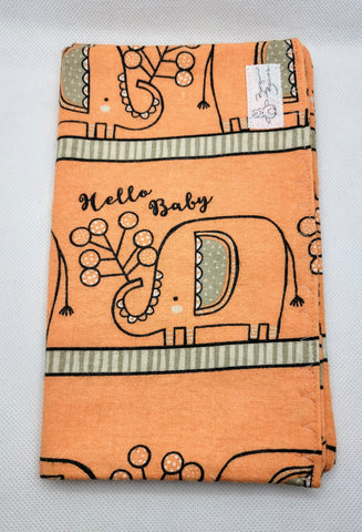 Burp Cloth-  Elephants