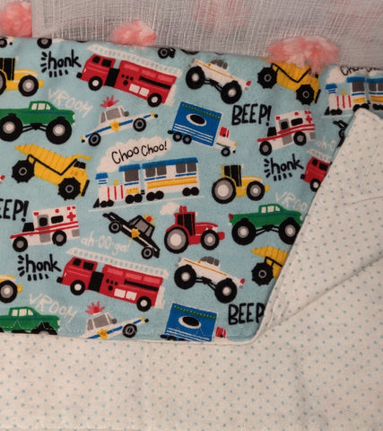 Vroom Vroom Receiving Blanket