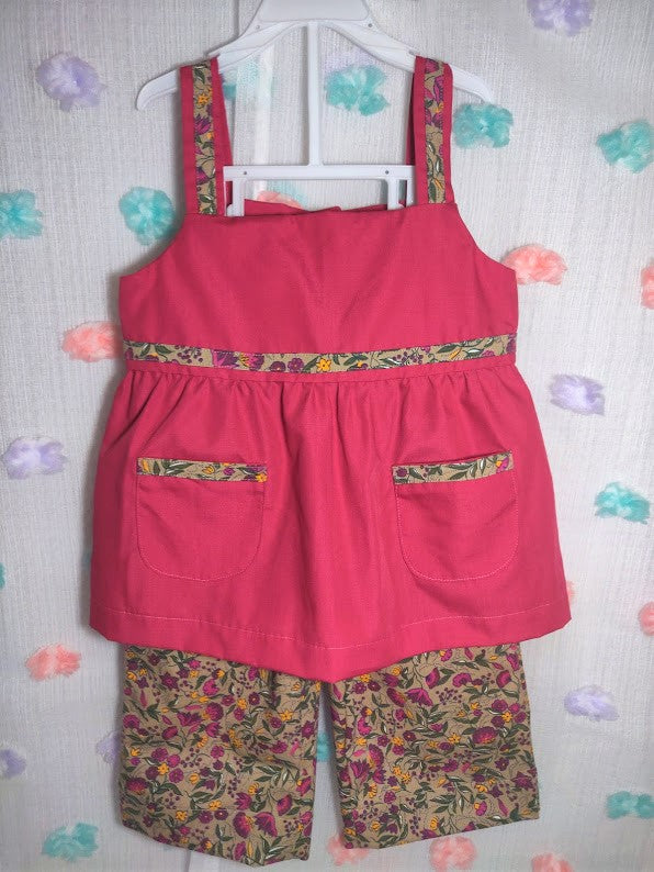 2pc Tank Top and Floral Pants