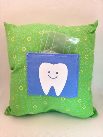 Green Dot Tooth Fairy Pillow